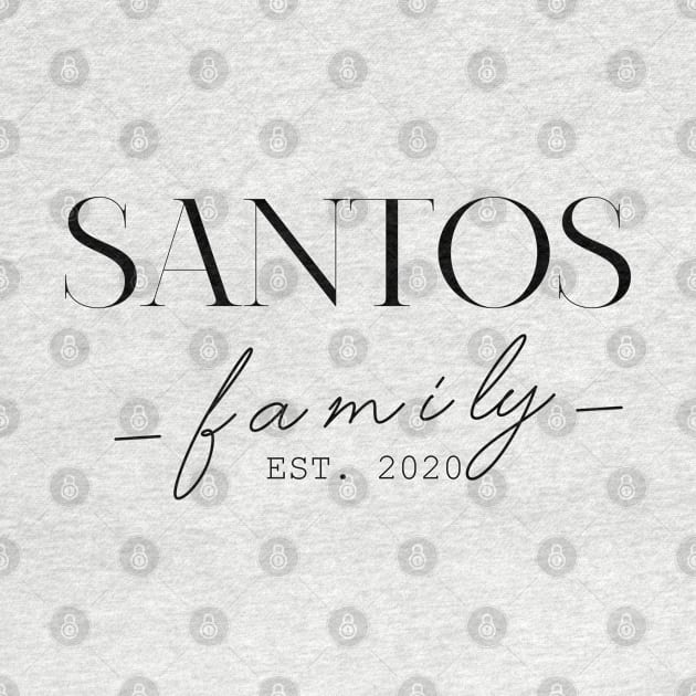 Santos Family EST. 2020, Surname, Santos by ProvidenciaryArtist